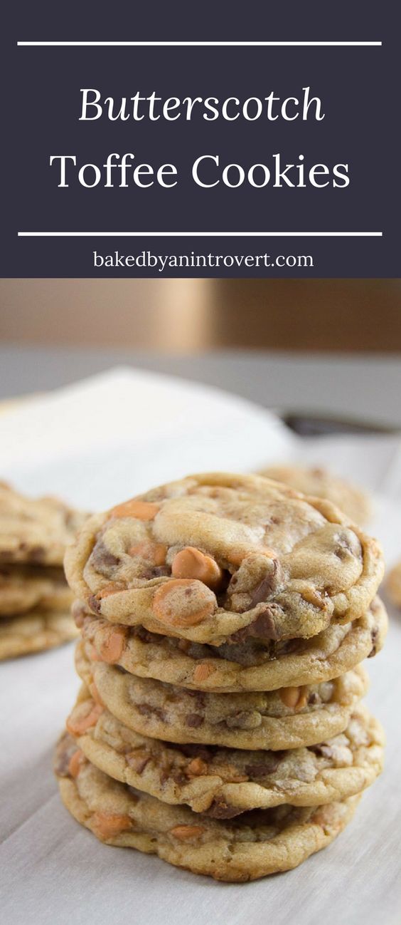 Butterscotch Toffee Cookies #butterscotch #toffe #cookies #toffecookies #cookierecipes #easycookierecipes Butterscotch Toffee Cookies #butterscotch #toffe #cookies #toffecookies #cookierecipes #easycookierecipes