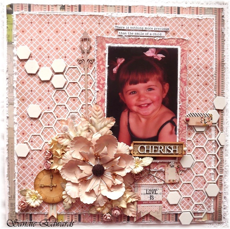 Delightfully Crazy Cherish Layout The Scrapbook Store