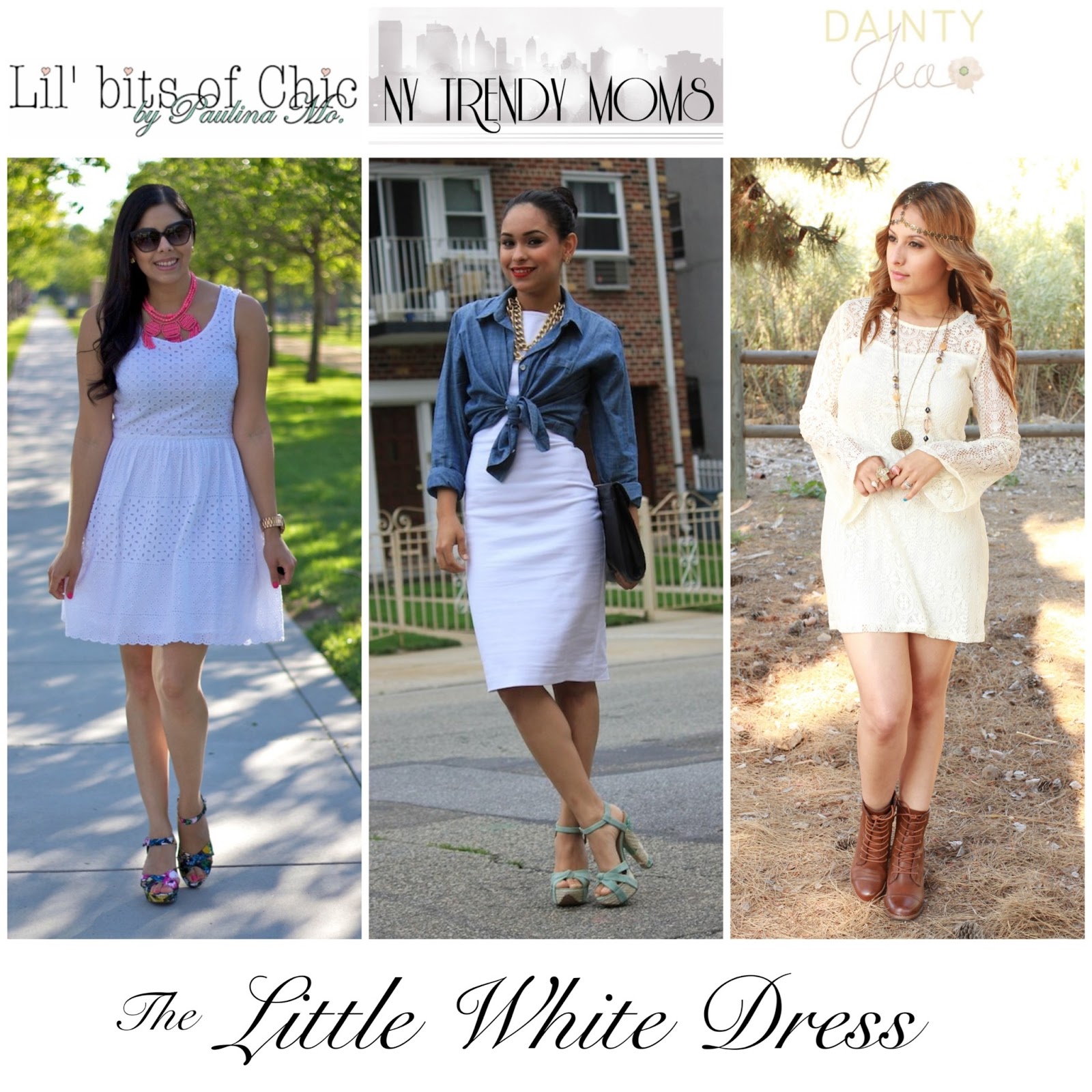The Little White Dress *Collab with NYTrendyMoms and DaintyJea*