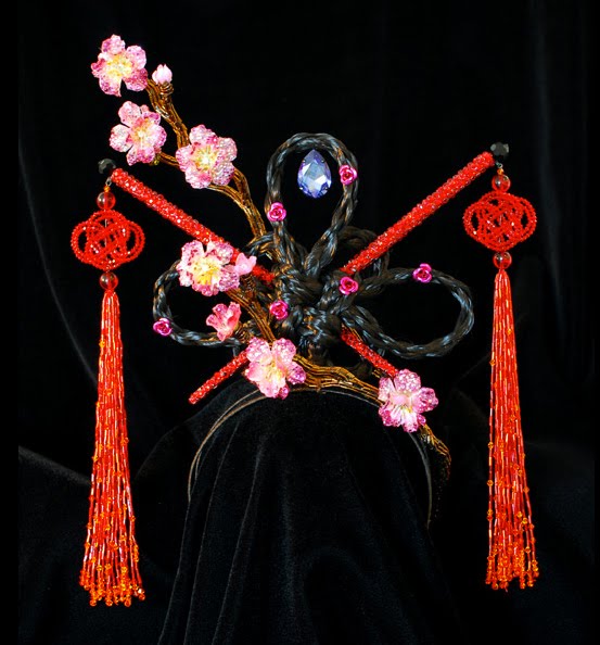 geisha headdress michel schmidt