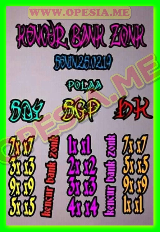 ♈ Prediksi syair kencur bank zonk Syair