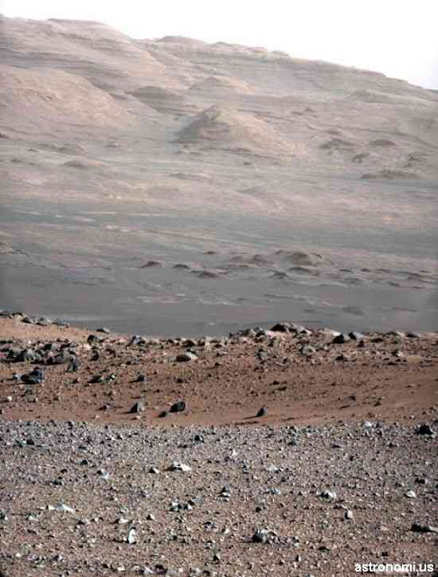 Gambar Panorama Gunung Sharp di Mars | wisbenbae