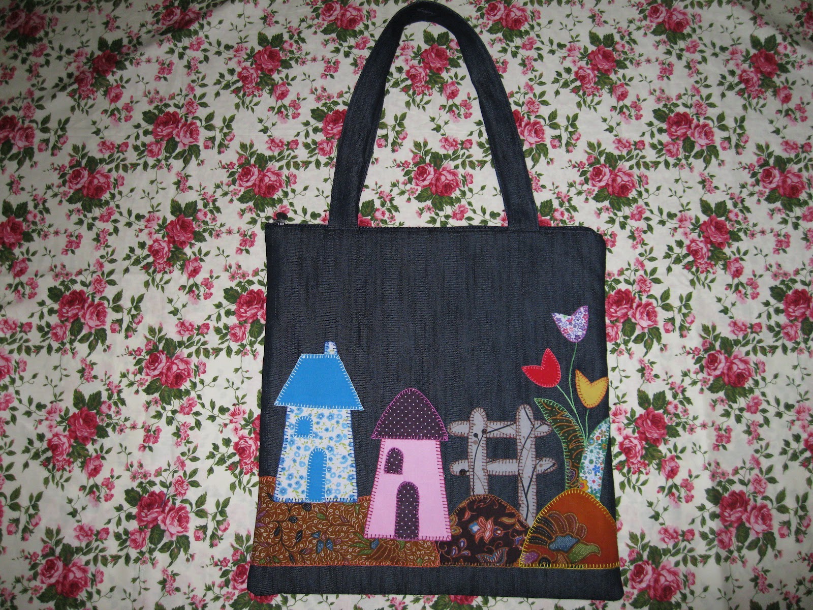 ARINASTE CRAFT TOTE BAG APLIKASI PERCA