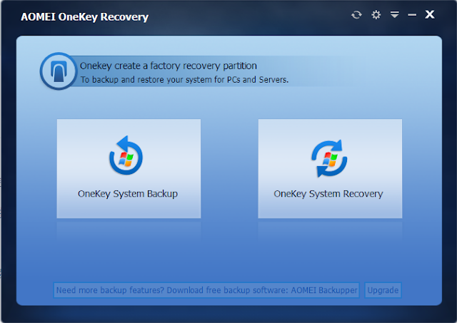 AOMEI OneKey Recovery AOMEI OneKey Recovery