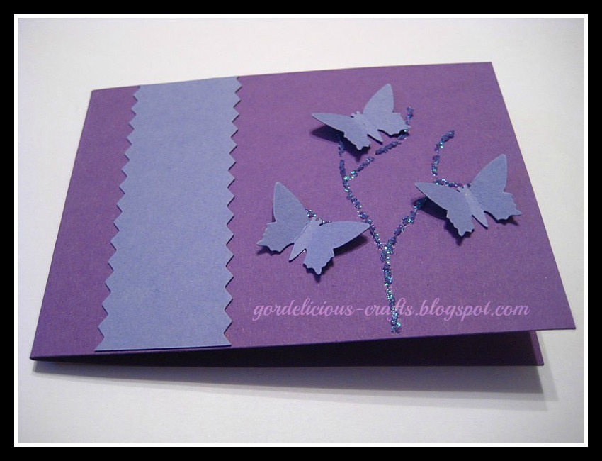 gordelicious creative crafts: 8 small Purple and Pink cards