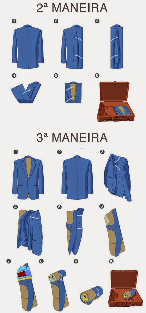 Blazer na mala - Como dobrar? | Blog do Jesse