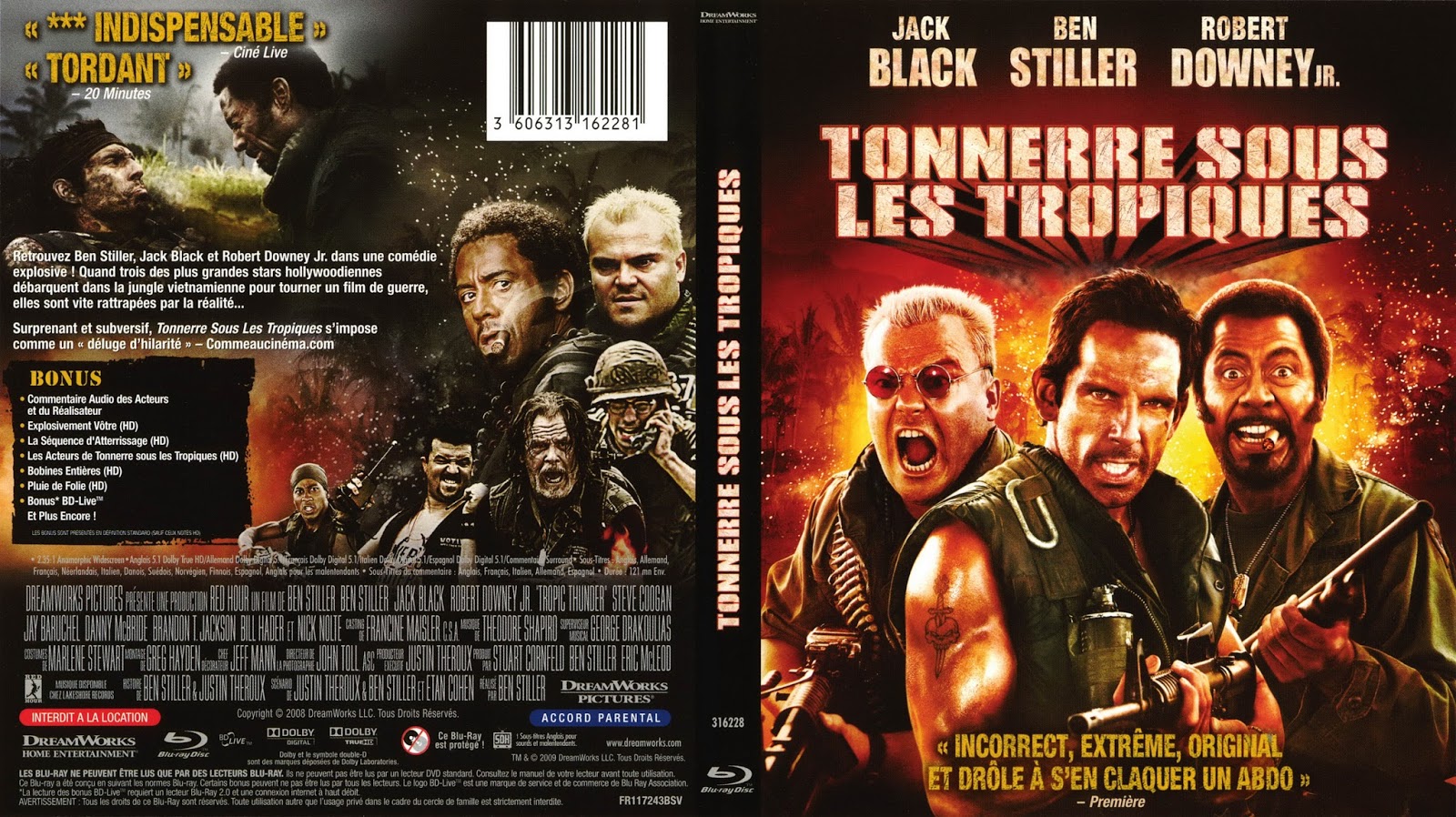 BLU-RAY JAQUETTES BLU-RAY: Tonnerre sous les tropiques