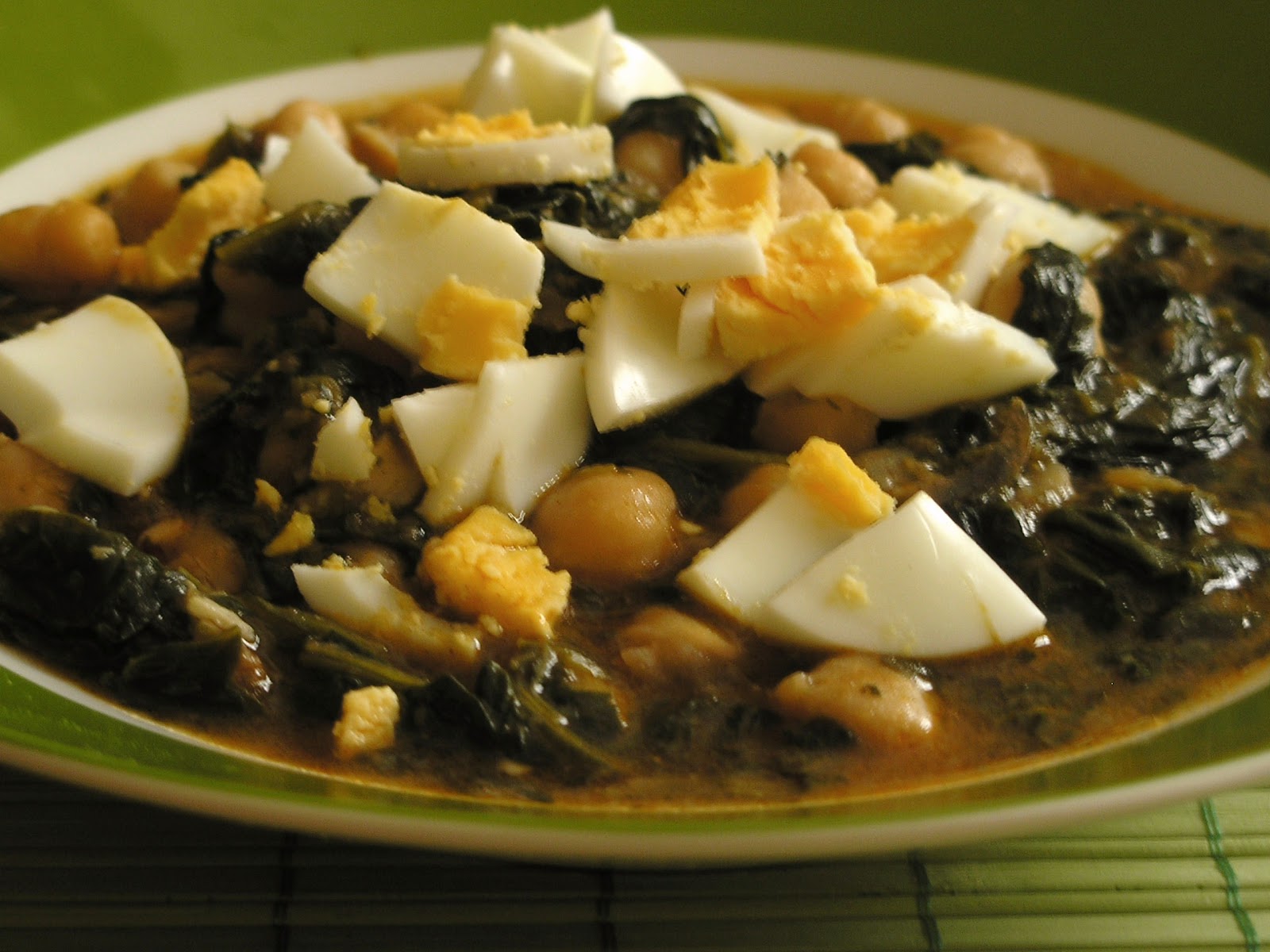 La Cocina con Cariño GARBANZOS CON ESPINACAS