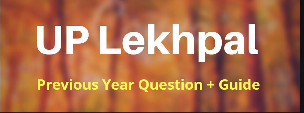 UP LEKHPAL SAMPLE PAPER PDF