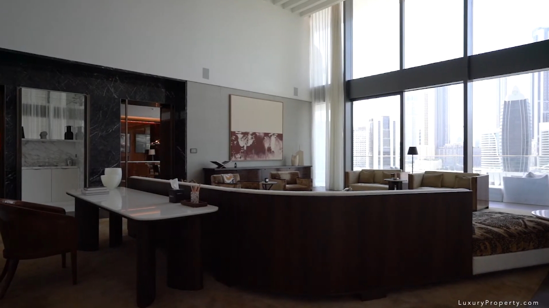 Tour Dorchester Hotel Dubai Penthouse vs. 33 Interior Design Photos