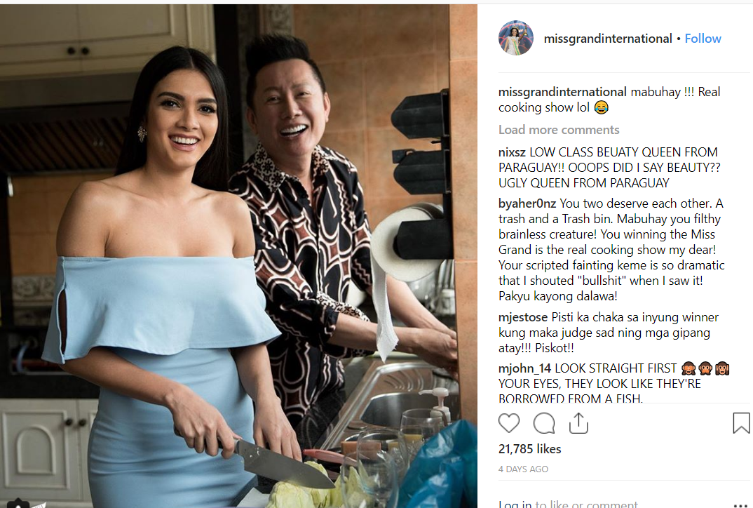 Miss Grand International 2018 winner on Miss Universe: ”Mabuhay! Real cooking show lol!”