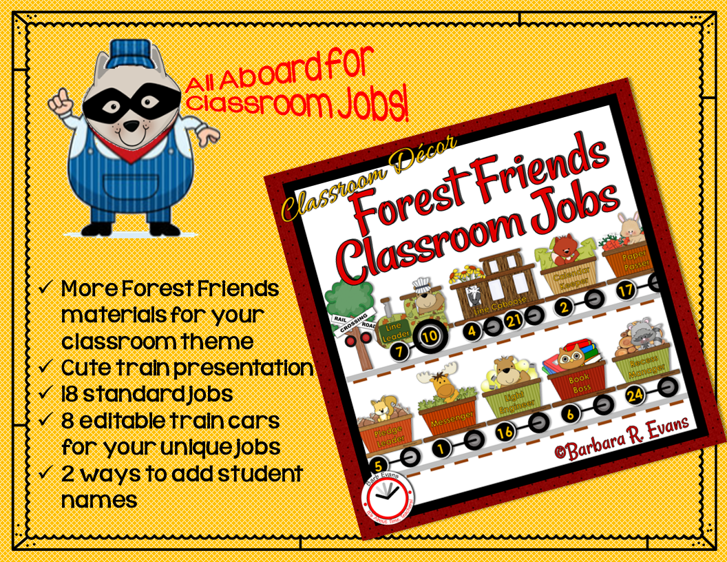 It's About Time, Teachers! Forest Friends' Classroom Decor 30 Off!