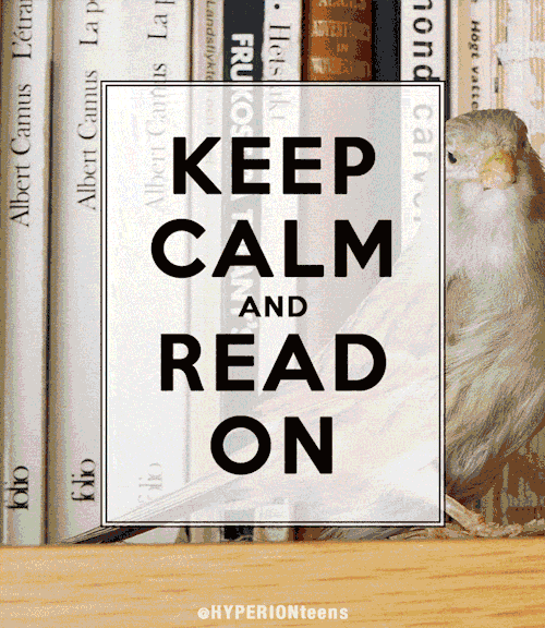 Keep calm and read on