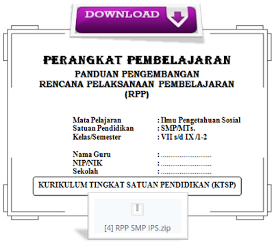 gambar Download RPP IPS SMP KTSP