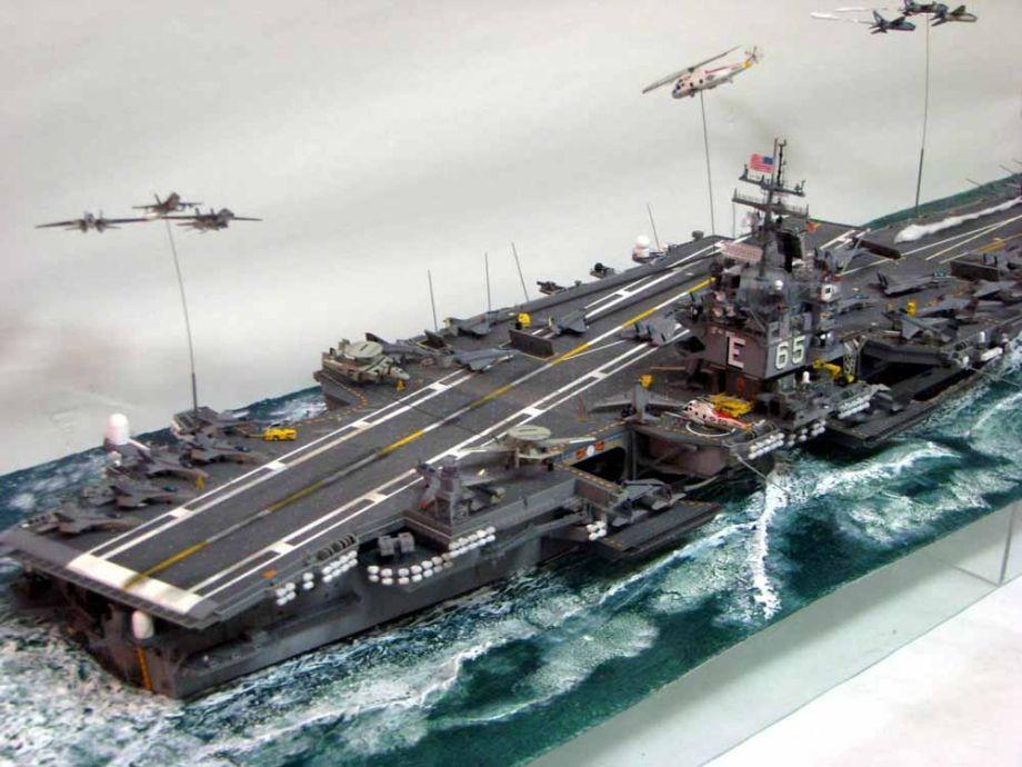 The Feral Irishman Amazing Aircraft Carrier Model USS Enterprise...