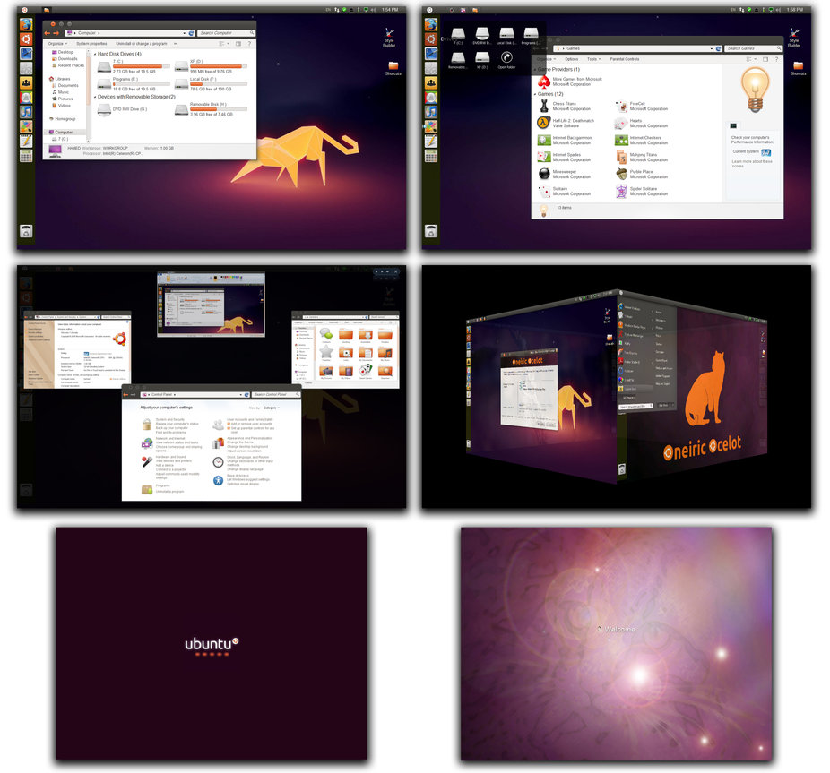 ubuntu skin pack for windows 7 free download