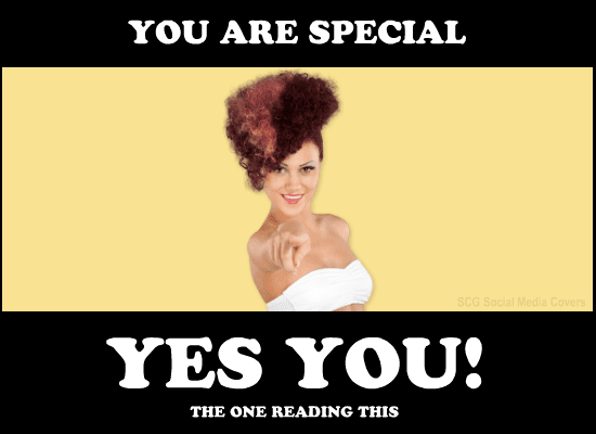SCG - Social Media COVERS: QUOTES: "You Are Special"