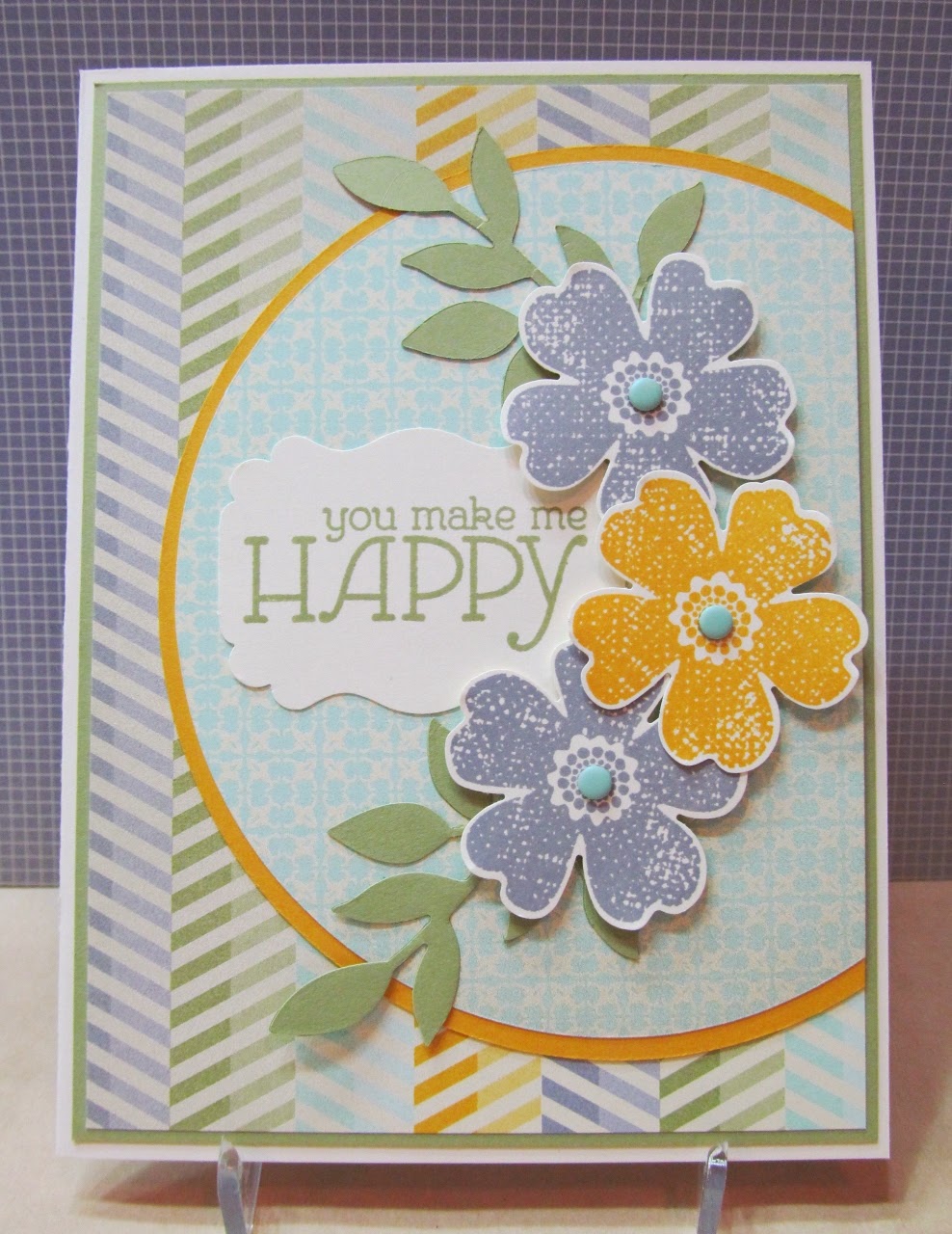 Savvy Handmade Cards: You Make Me Happy Card