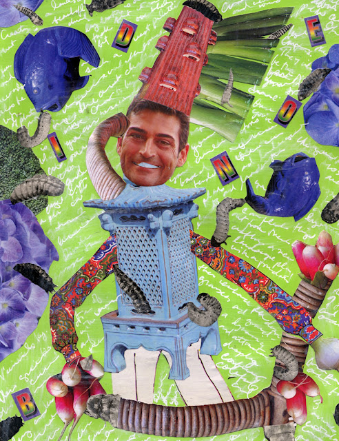 Dada Garden Man collage