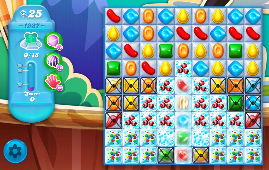 Candy Crush Soda Saga level 1237 Candy Crush Soda Saga level 1237