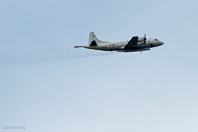 P-3 Orion Aircraft over Deception Pass State Park