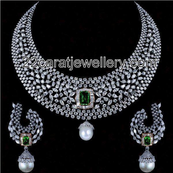 Diamond Heavy Bridal Sets Gallery Jewellery Designs