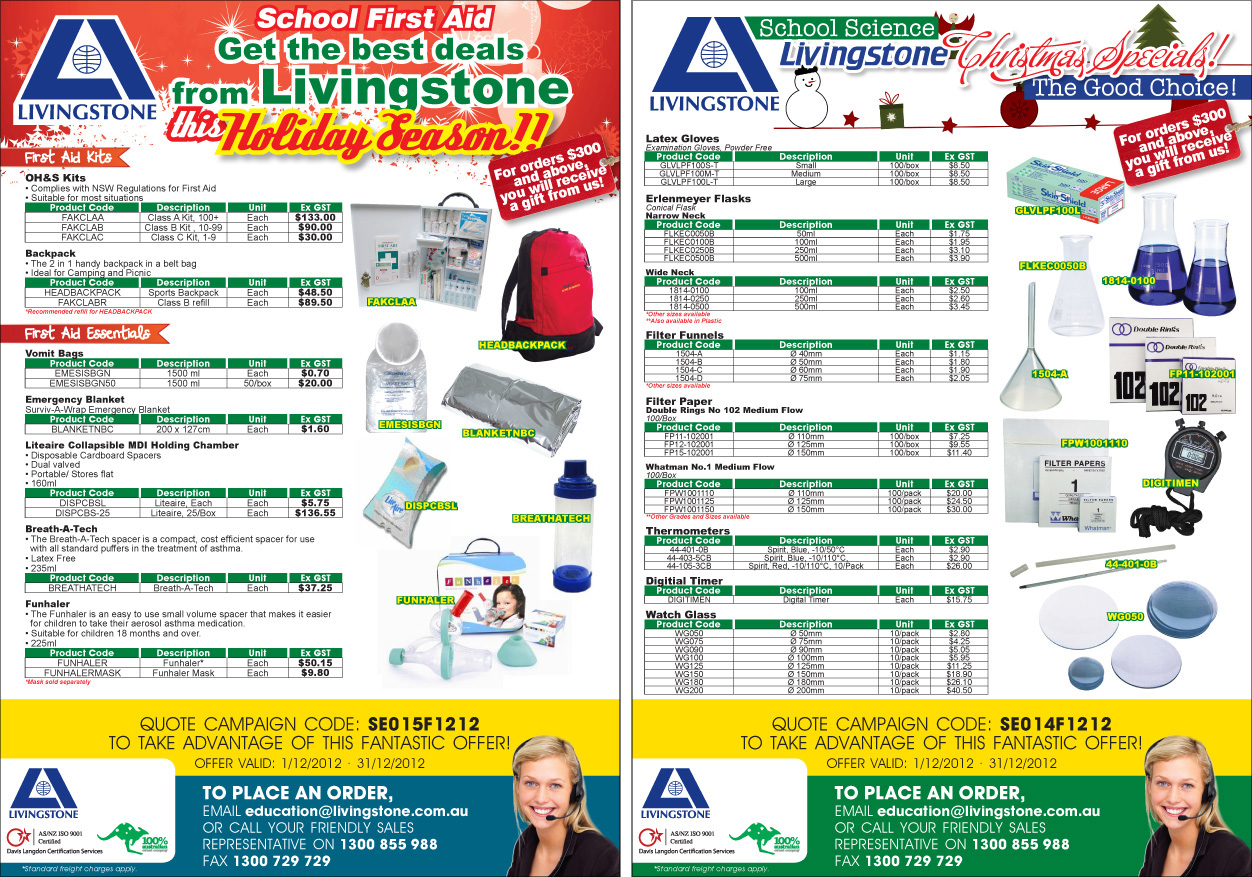 Livingstone School Supplies