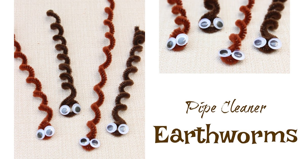 Kitchen Floor Crafts Pipe Cleaner Earthworms