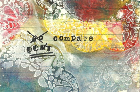 Whoopidooings: Carmen Wing: ICAD Index Card A Day 2013: Day 2 - Don't Compare