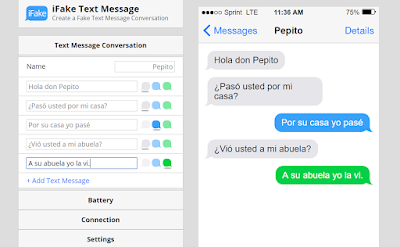 ifaketextmessage - herramientas tic 