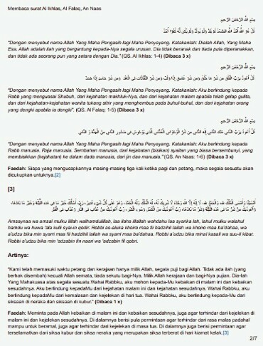 Dzikir Pagi Petang Pdf Terlengkap Dari Berbagai Versi Abana Online