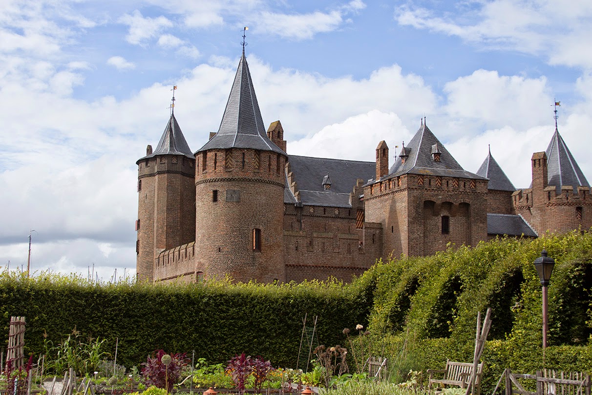 Castle Muiderslot with its gardens