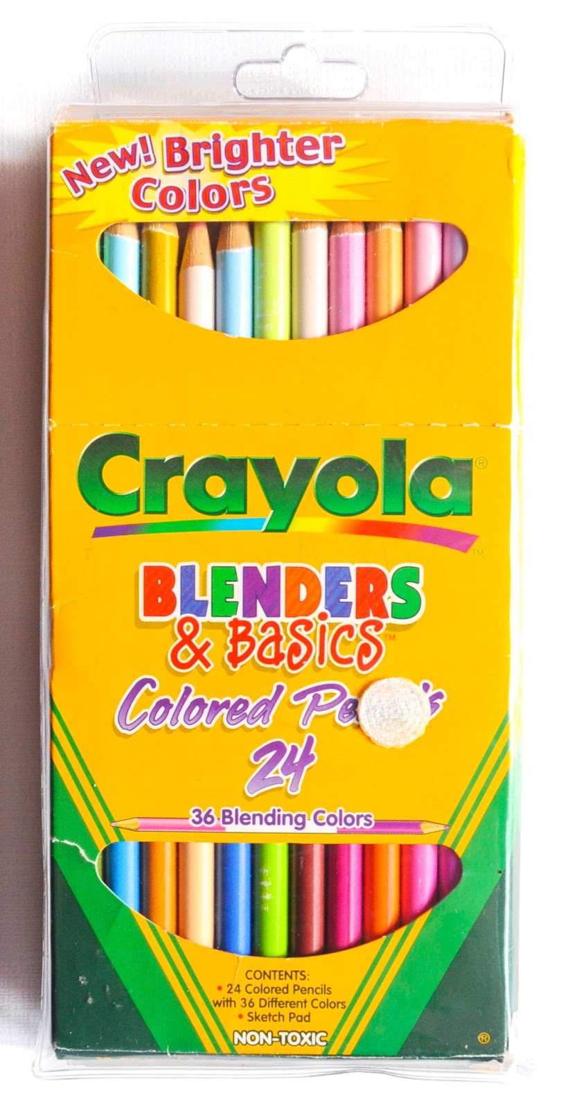 Crayola Blenders and Basics Colored Pencils: What's Inside the Box