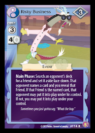 My Little Pony Risky Business Absolute Discord CCG Card
