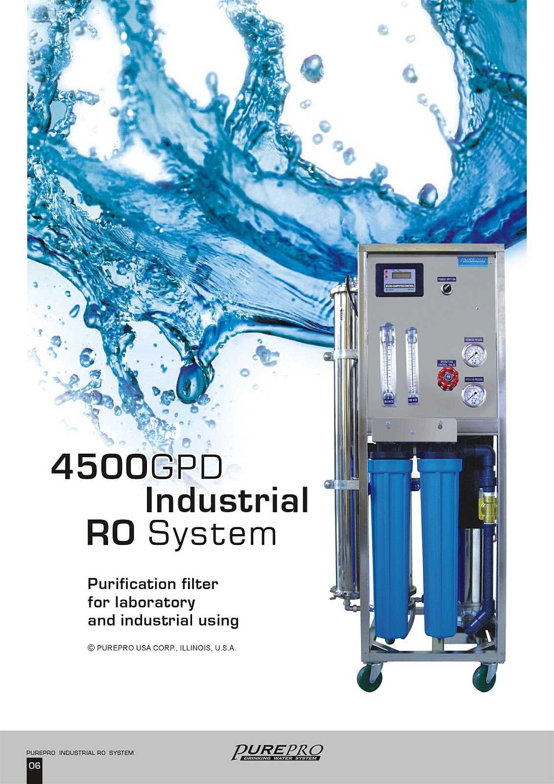 PurePro® RO4500 Industrial Reverse Osmosis Water Filter System