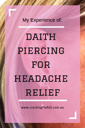 My first hand experience of Daith piercing and how it affected the amount of headaches I've been having. #daith #migraine