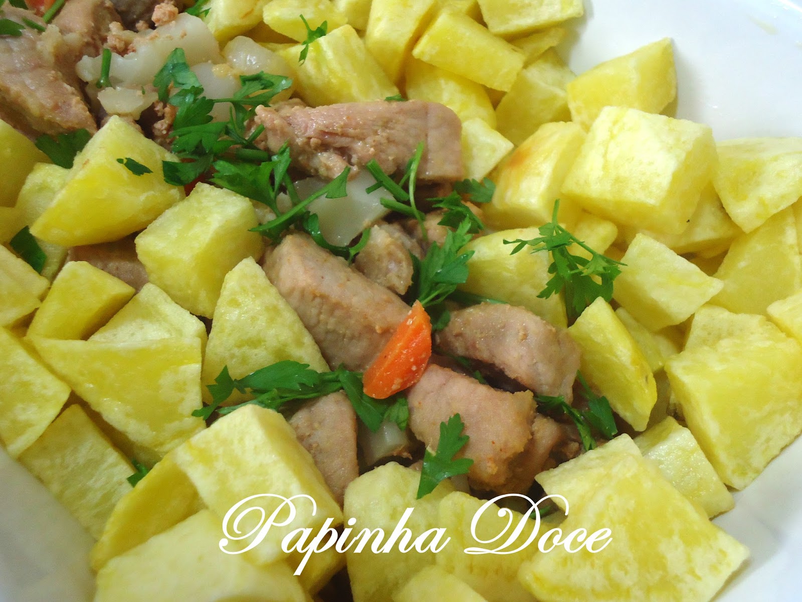 Papinha Doce: Carne de Porco à Portuguesa