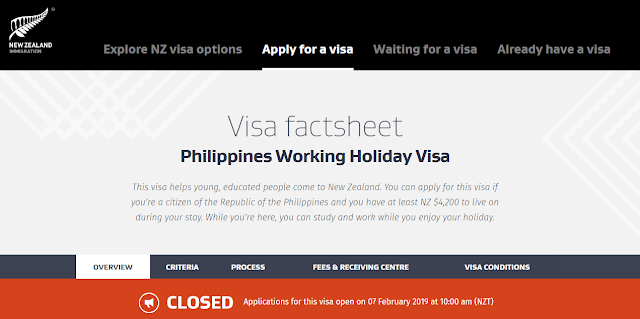 New Zealand Working Holiday Visa for Filipinos Guide