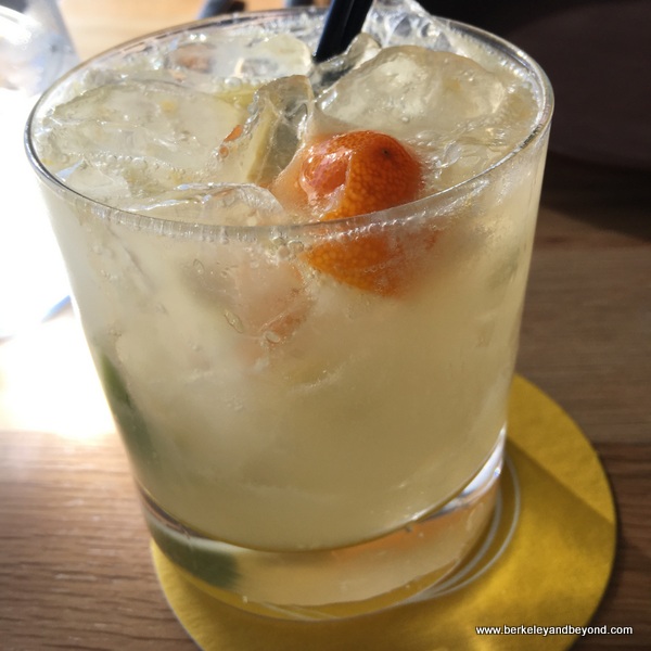 Kumquat Smash cocktail at Limewood Bar & Restaurant at the Claremont Club & Spa, a Fairmont Hotel in Berkeley, California Kumquat Smash cocktail at Limewood Bar & Restaurant at the Claremont Club & Spa, a Fairmont Hotel in Berkeley, California