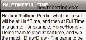 half time full time betting type explained