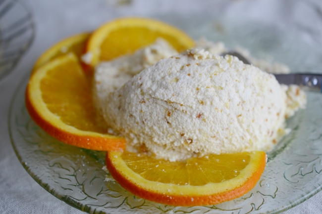 Bocaditos de queso fresco con naranja