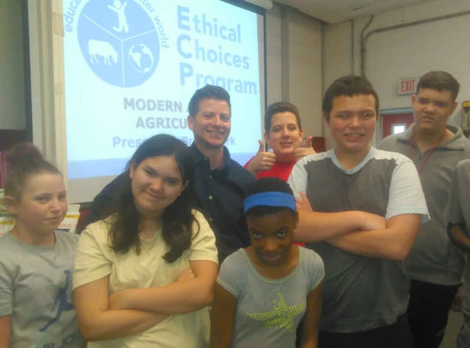 Talking Taylor Schools WEST MIDDLE SCHOOL hears from animal farming expert