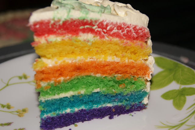 Himpunan Resepi Bonda: Rainbow Cake with Italian 