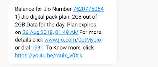 Jio Digital pack 2gb free data kaise le, How to get Jio 2gb data free