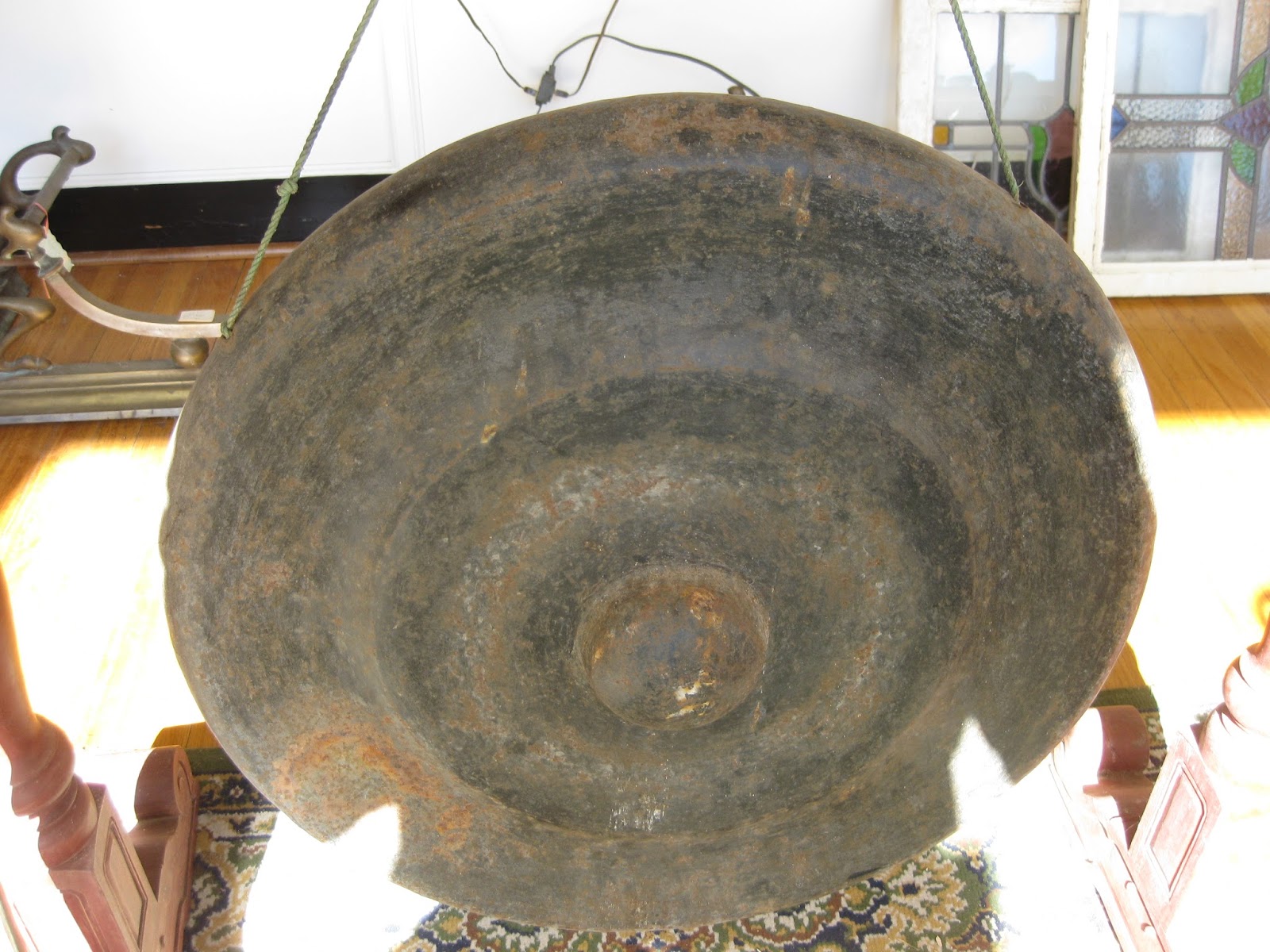Vicksburg's Adolph Rose Antique Shop ANCIENT METAL GONG