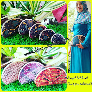 souvenir jogja dompet batik kiso set 5