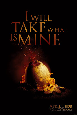 Game of Thrones Season 2 Teaser Television Poster - I Will Take What Is Mine