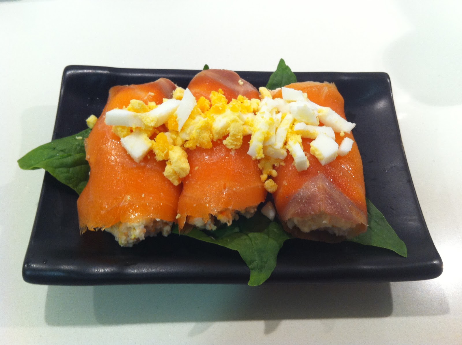 Recetas de Cocina para Todos: Rollitos de Salmón Ahumado Rellenos de