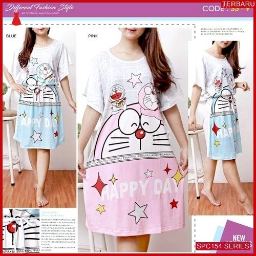 SPC154D67 Differen Doraemon Terbaru Dress Baju Tidur Wanita | BMGShop