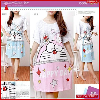SPC154D67 Differen Doraemon Terbaru Dress Baju Tidur Wanita | BMGShop